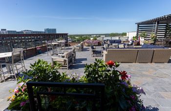 2,000 Square foot indoor/outdoor rooftop terrace (click here for virtual tour)